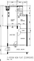 Blk 703 Hougang Avenue 2 (Hougang), HDB 3 Rooms #545304021
